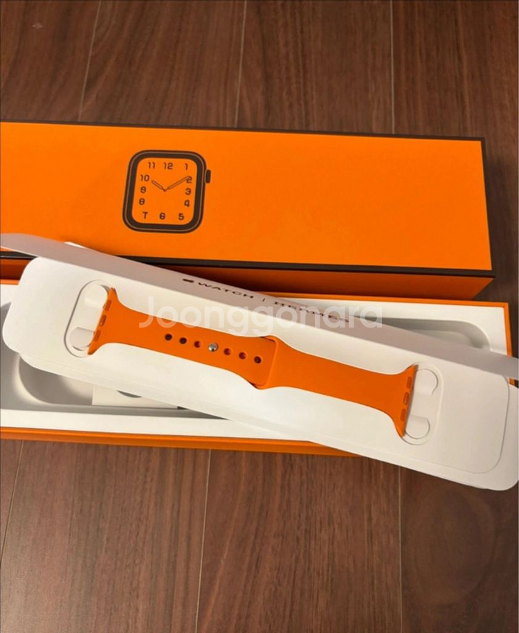 애플워치 40mm 에르메스 실리콘 스트랩(새상품)--0