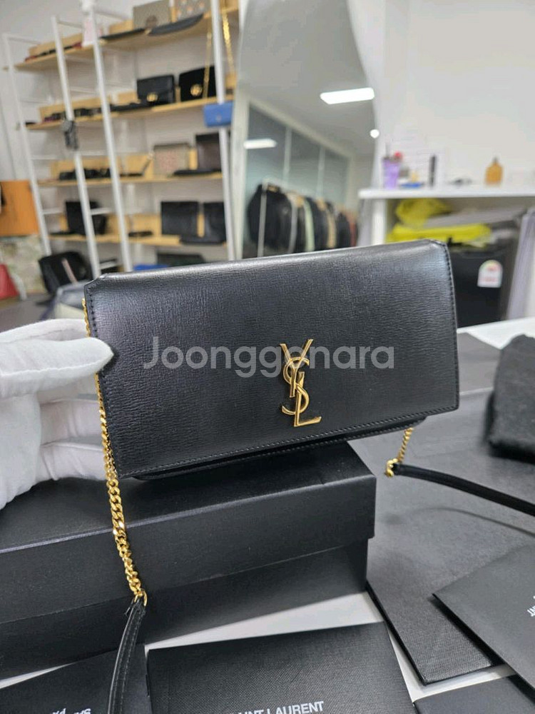 [A급컨디션]입생로랑 폰홀더백--0