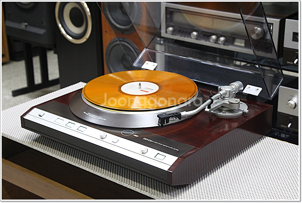 데논 명기 고급형 반자동 다이렉트 턴테이블 DP-70L--1