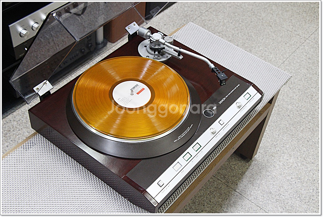 데논 명기 고급형 반자동 다이렉트 턴테이블 DP-70L--3