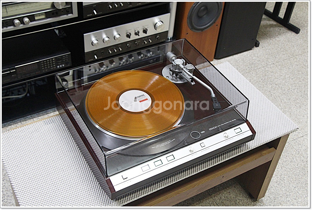 데논 명기 고급형 반자동 다이렉트 턴테이블 DP-70L--5
