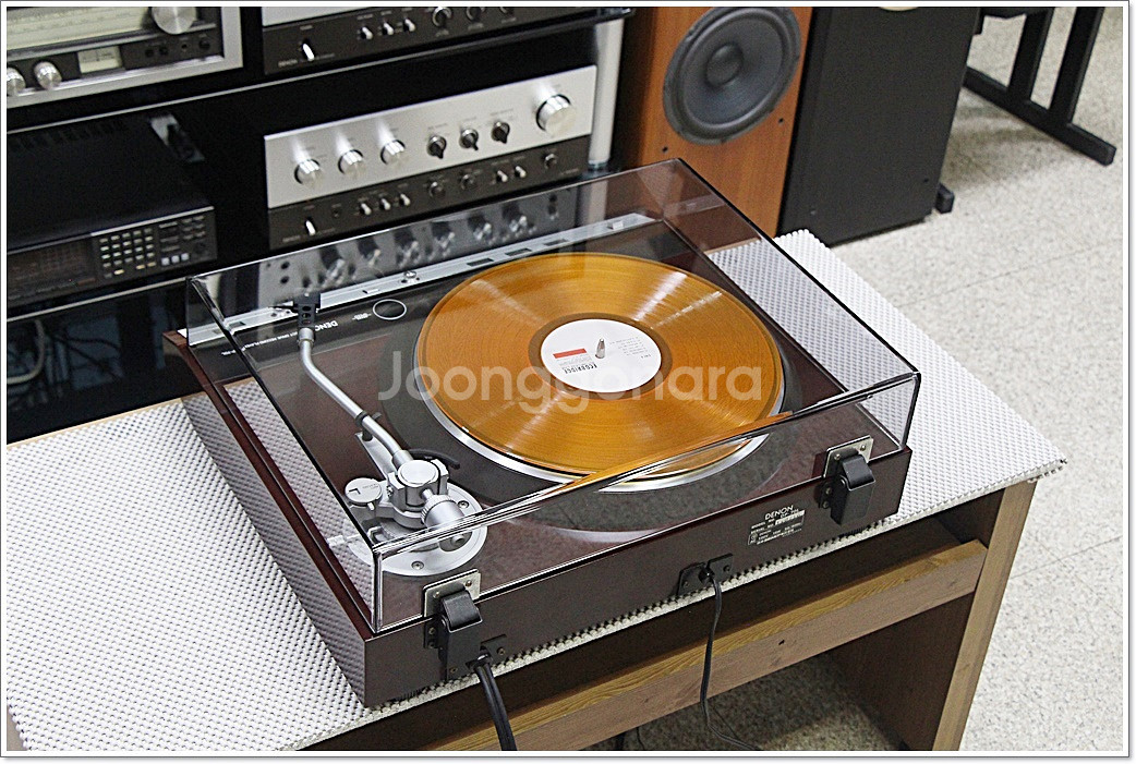 데논 명기 고급형 반자동 다이렉트 턴테이블 DP-70L--7
