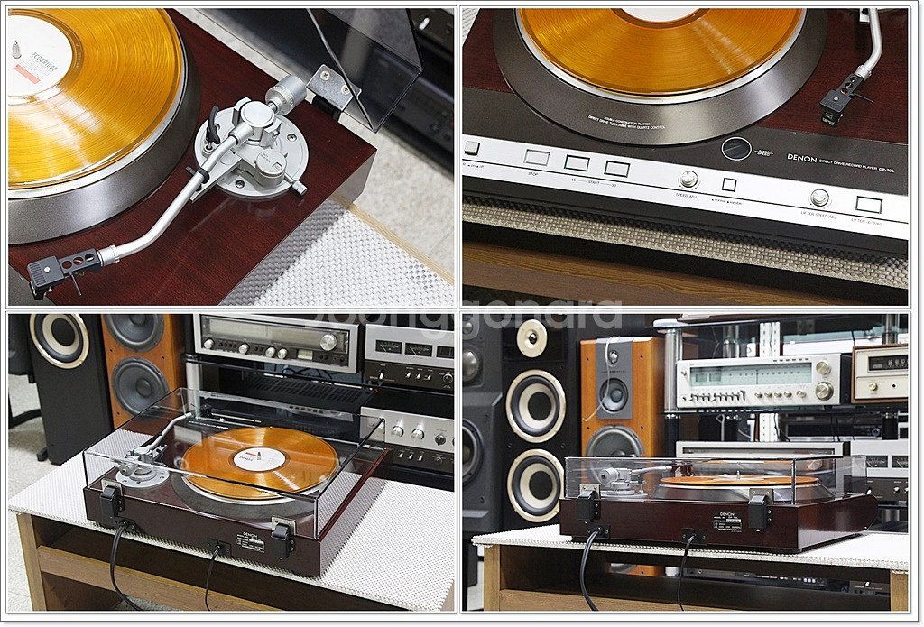데논 명기 고급형 반자동 다이렉트 턴테이블 DP-70L--8