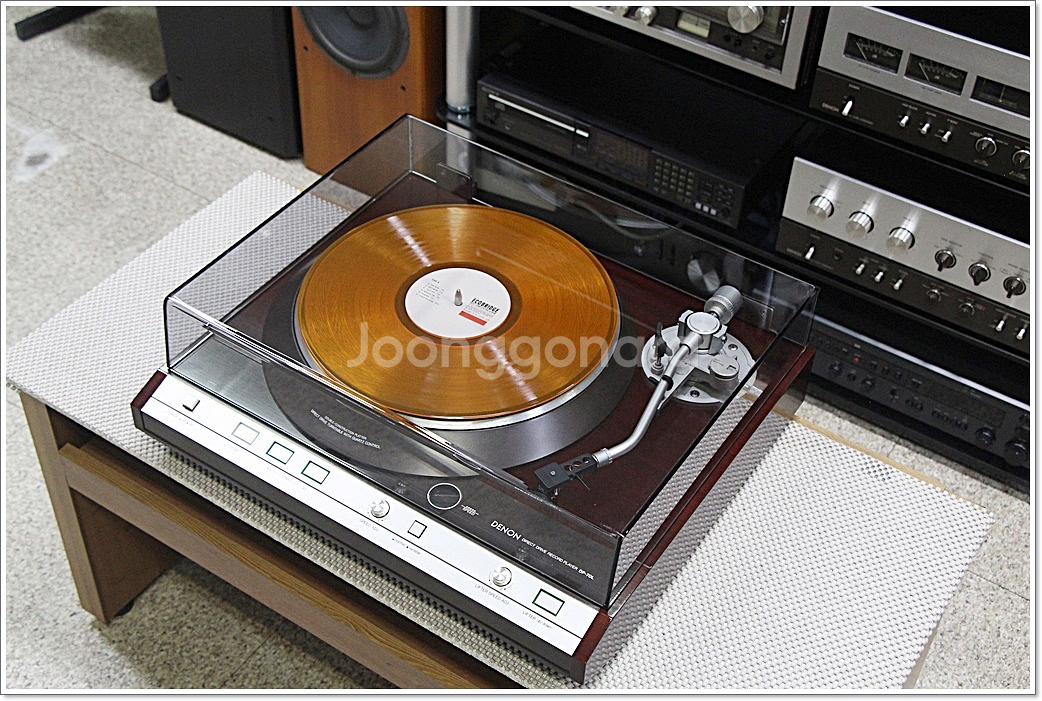 데논 명기 고급형 반자동 다이렉트 턴테이블 DP-70L--6