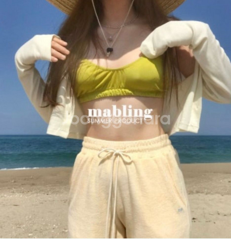 마블링 mabling 테리 조거 팬츠 버터--1