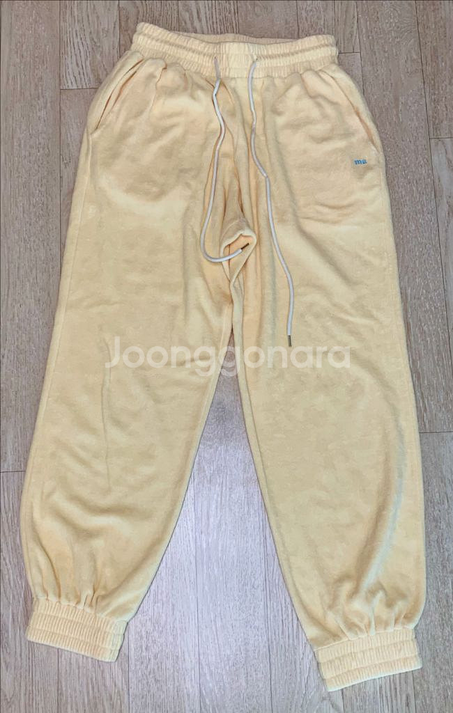 마블링 mabling 테리 조거 팬츠 버터--4