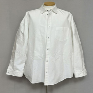 발렌시아가 아우터웨어 라지 핏 셔츠 화이트 ( 110