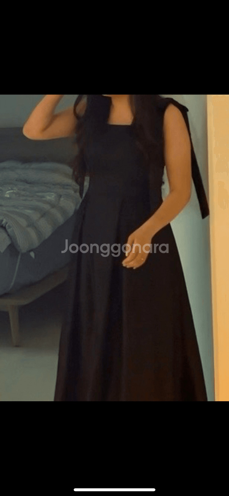브라이덜샤워용 블랙 롱 원피스 판매합니다.--0