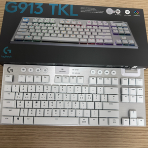 G913 TKL 화이트 택타일