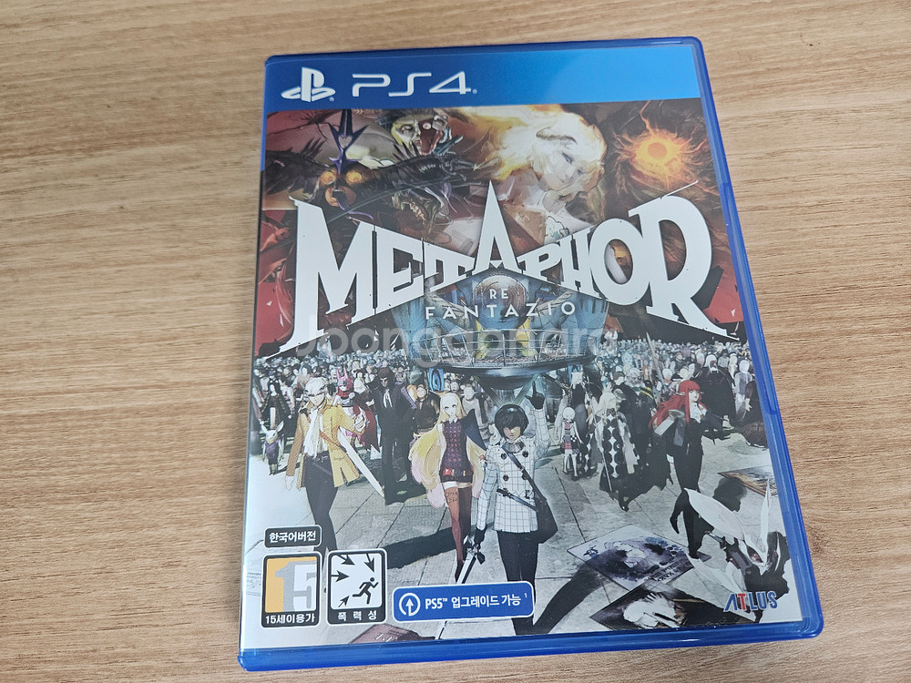 ps4 메타포리판타지오 팝니다. (코드미사용,엽서포함)--0