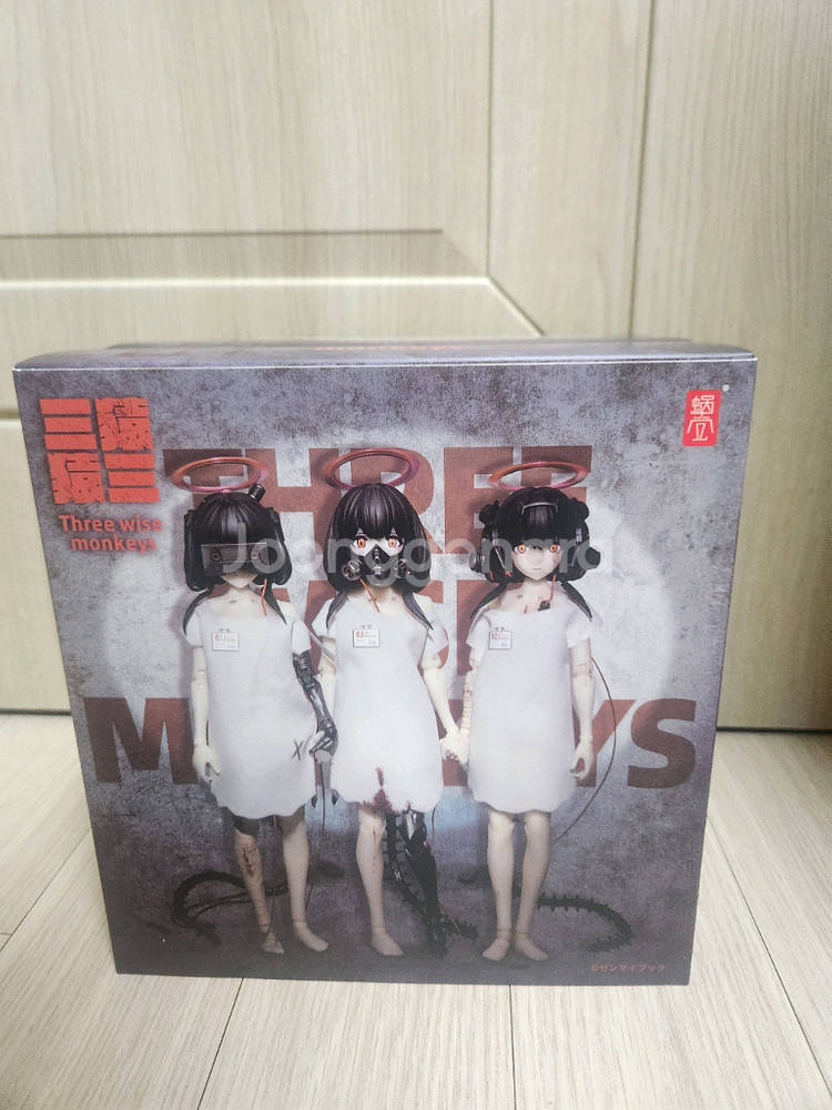 스네일쉘 3원숭이 액션피규어 미개봉--0