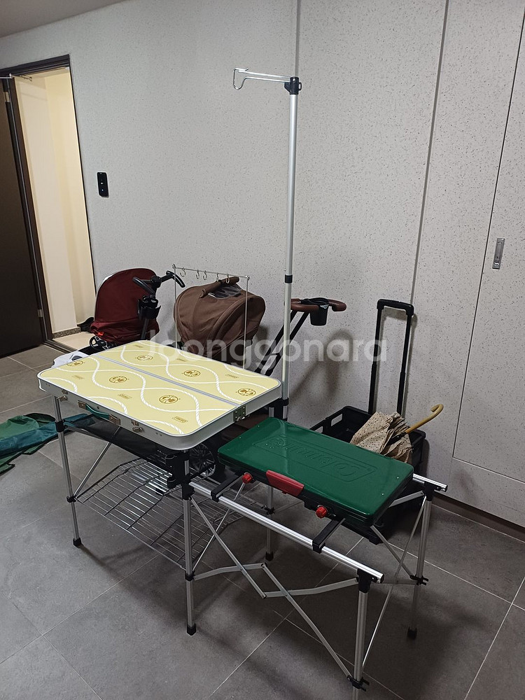 콜맨 키친테이블 투버너 랜턴선풍기 일괄판매--1