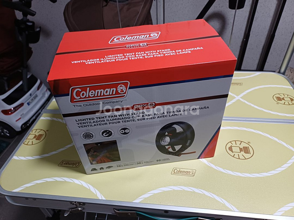 콜맨 키친테이블 투버너 랜턴선풍기 일괄판매--3