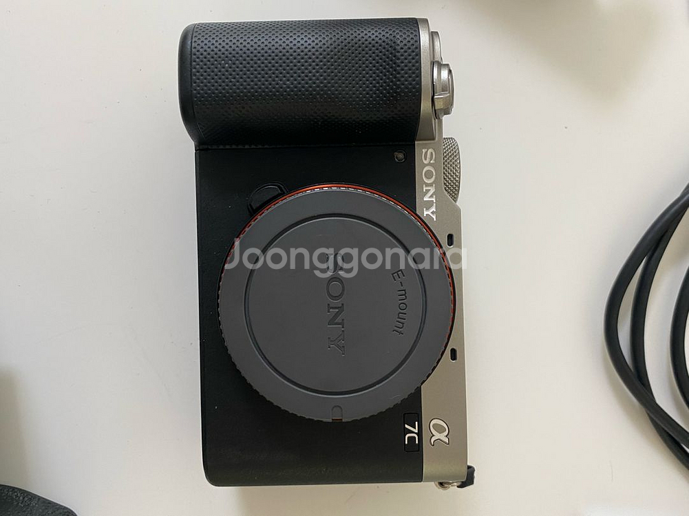 sony a7c 미러리스 카메라 실버 풀박스 초민트급--4