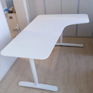 이케아 베칸트 ㄱ자 코너책상
