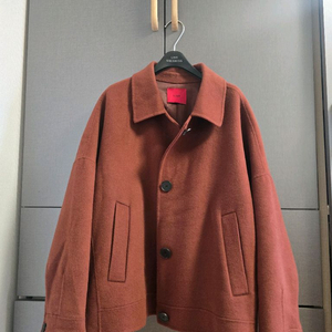 LIST 리스트 오버핏 싱글 핸드메이드 울 코트 재킷