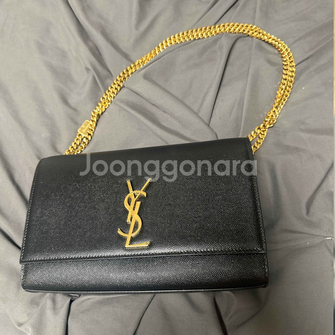 입생로랑 케이트 금장 숄더백 [정품영수증OK][S급]--0
