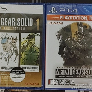 (미개봉/택포)PS4/5메탈기어솔리드 시리즈2종팝니다!