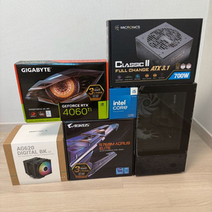 조립식 PC 세트 고사양 판매합니다 견적서첨부