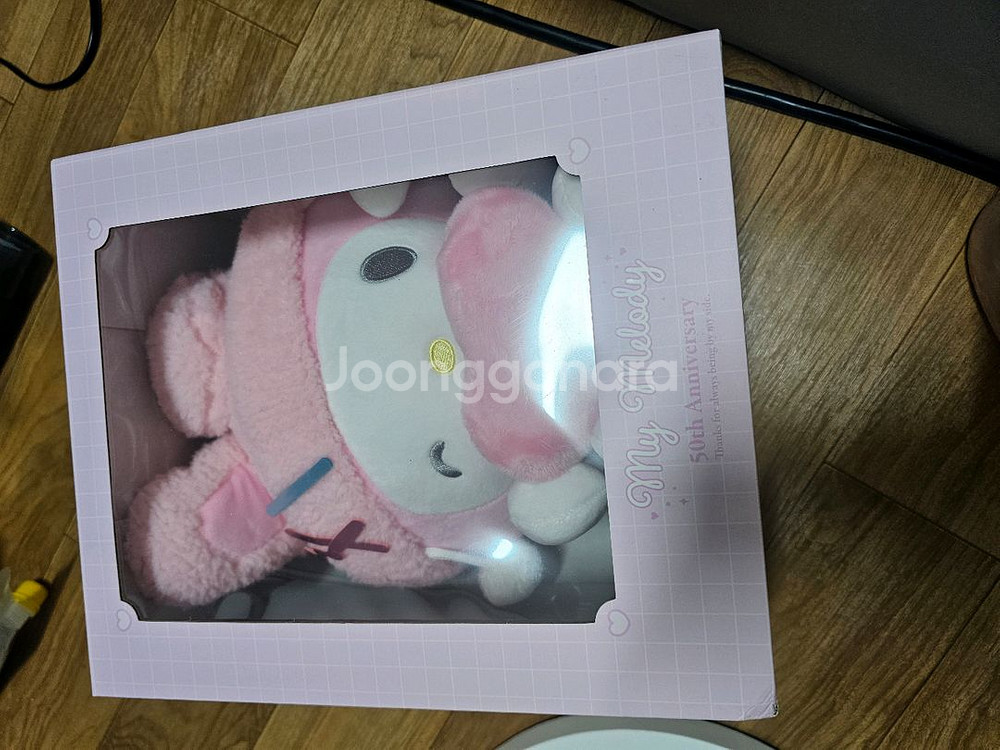 산리오 마이멜로디 50주년 중형봉제인형1개 미개봉새것--3