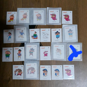 무료배송 짱구3탄 띠부씰 2개 선택 띠부띠부씰