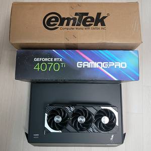RTX4070Ti 그래픽카드/이엠텍