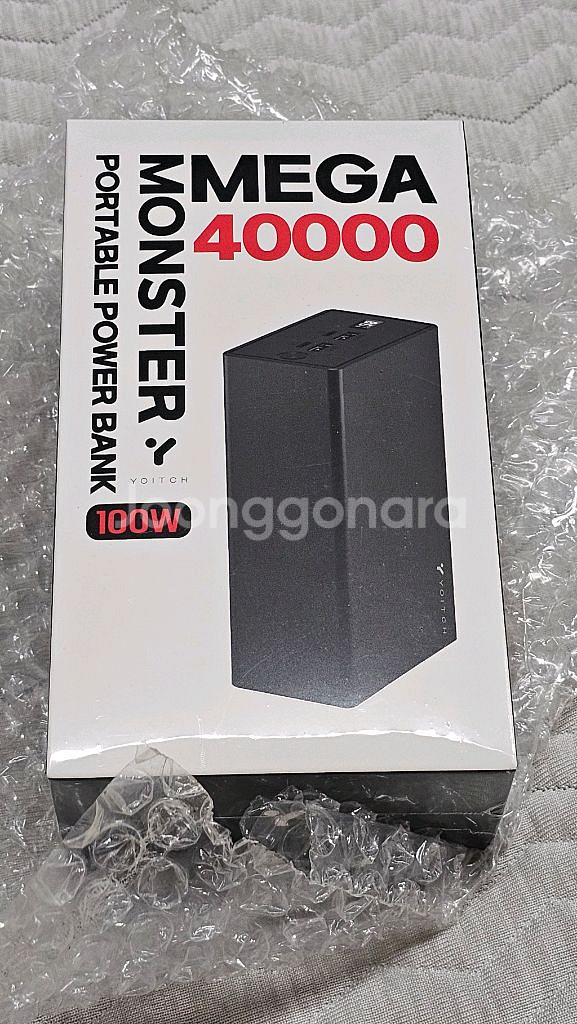 요이치 몬스터 메가 100W 대용량 보조배터리 40,0--1