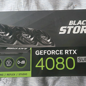 이엠텍 RTX 4080SUPER 블랙스톰16gb 팝니다