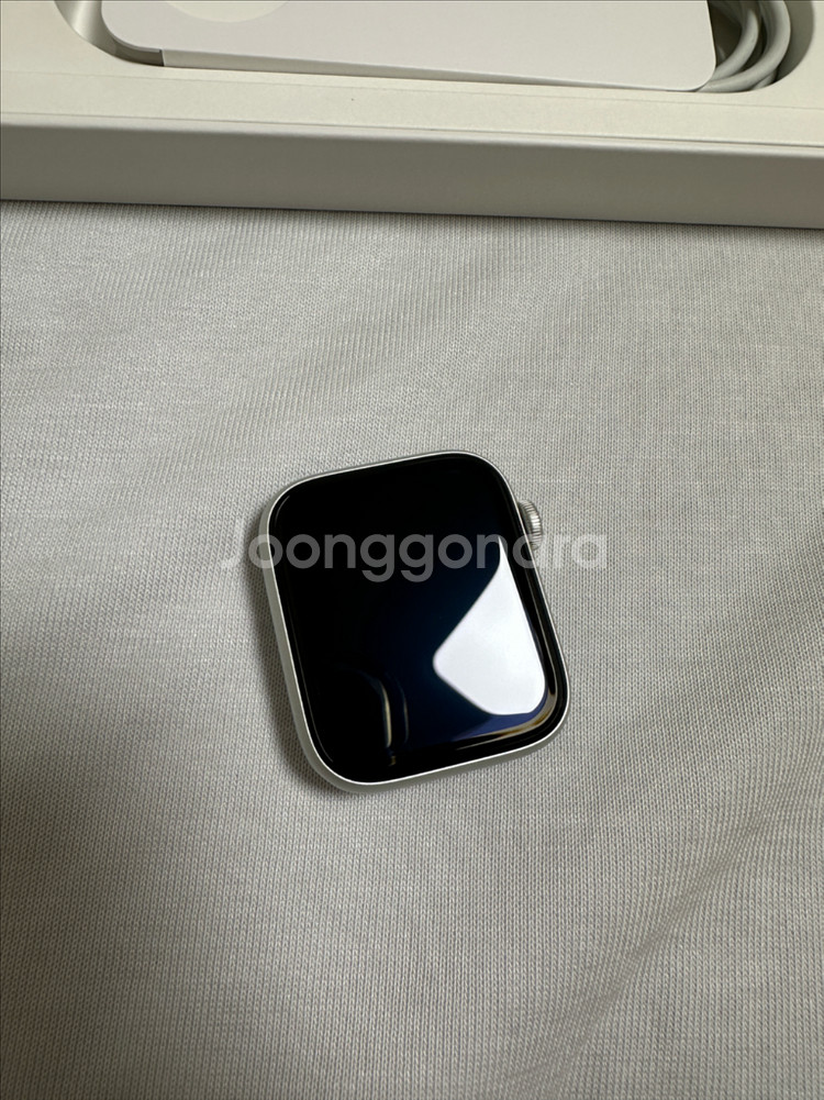 애플워치SE2 44mm 실버gps--3