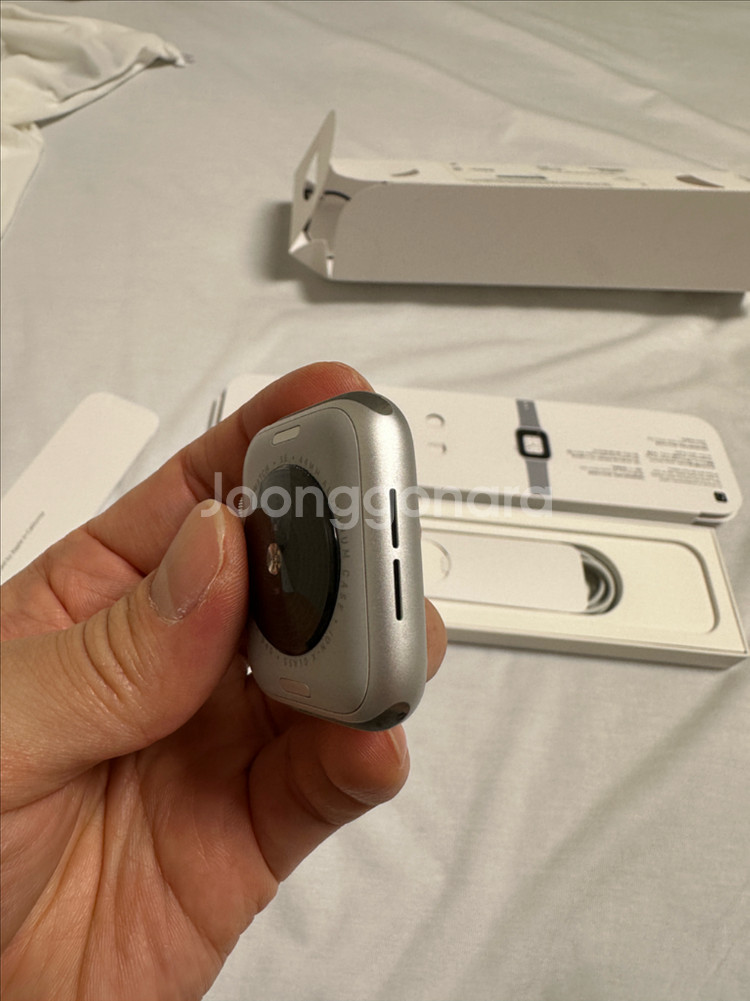 애플워치SE2 44mm 실버gps--5