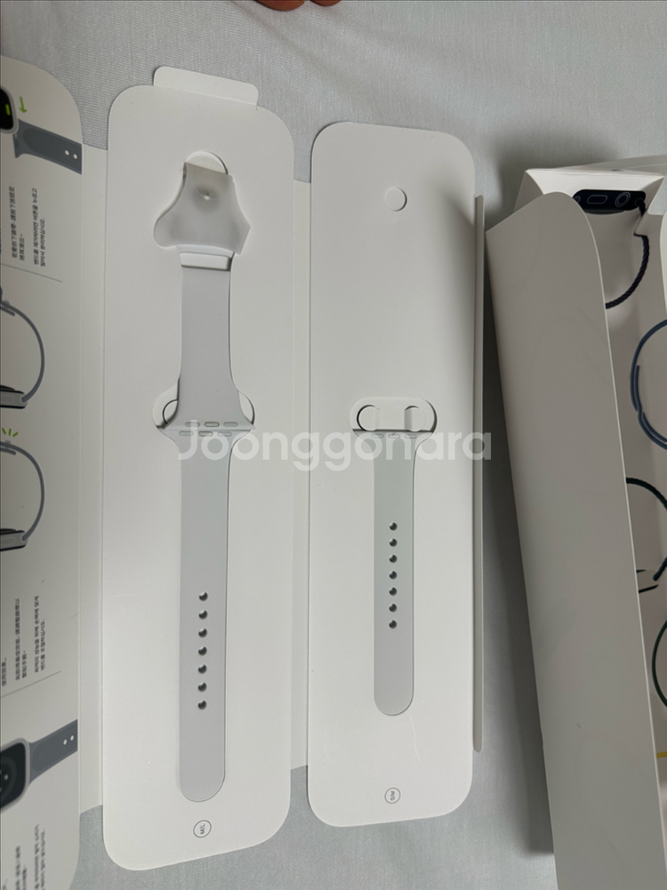 애플워치SE2 44mm 실버gps--2