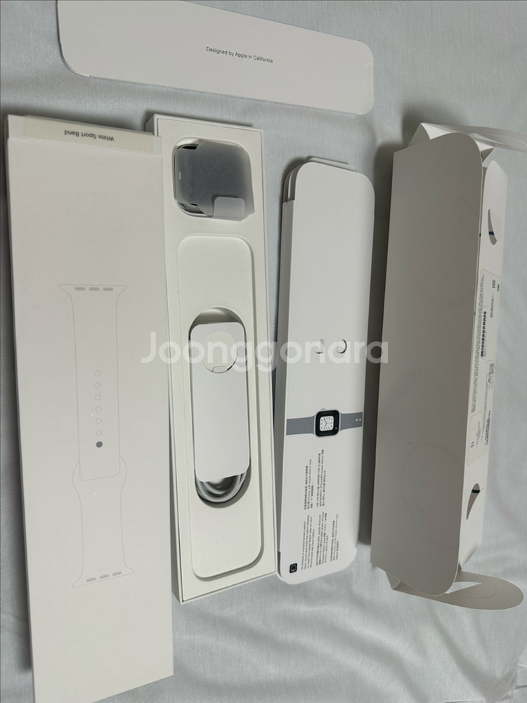 애플워치SE2 44mm 실버gps--7