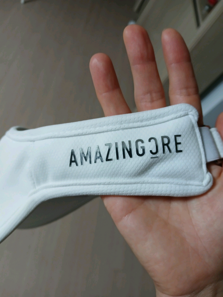 어메이징크리 화이트썬캡 모자 판매--1