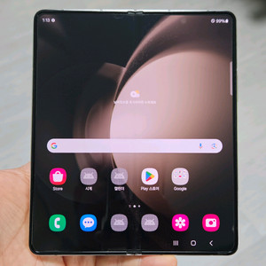 갤럭시 Z폴드5 크림 256GB A급 싸게 팝니다.
