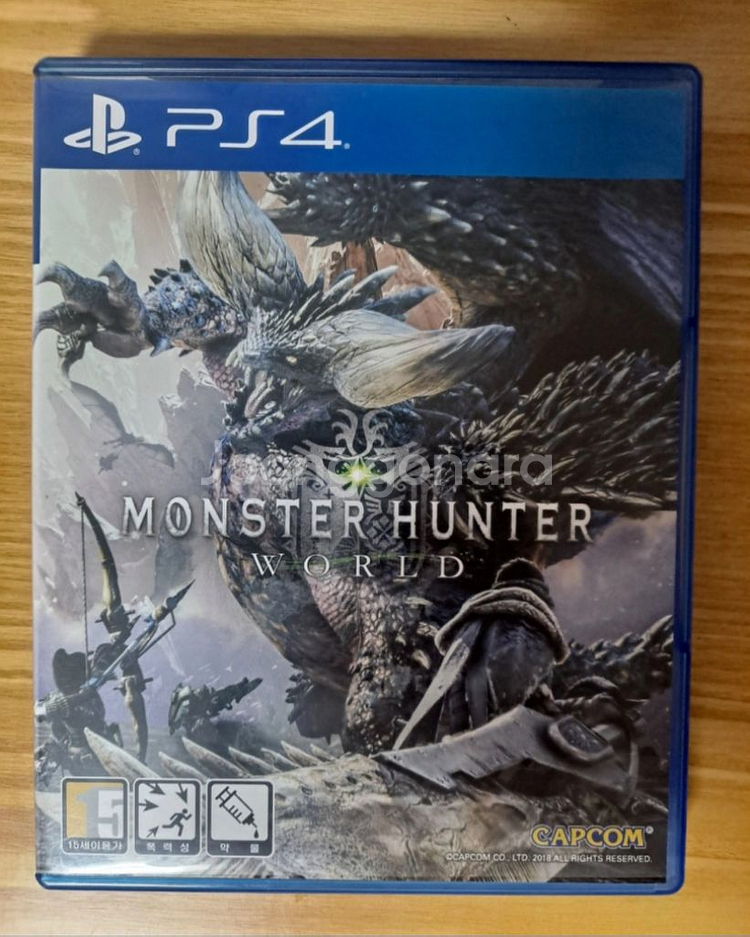 ps4 몬스터헌터 월드 한글판 상태좋음 개인판매--0