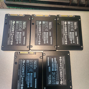 ssd<51>상태좋은 삼성120g 5개 묶음