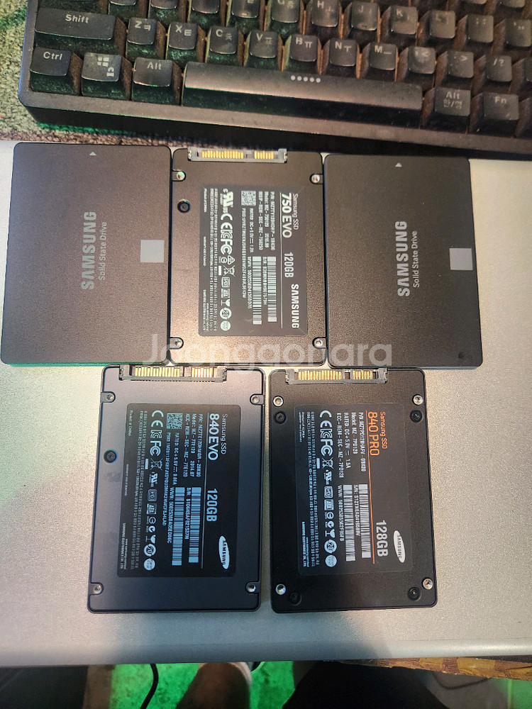 ssd<52>삼성ssd 120g 5개묶음 판매--0