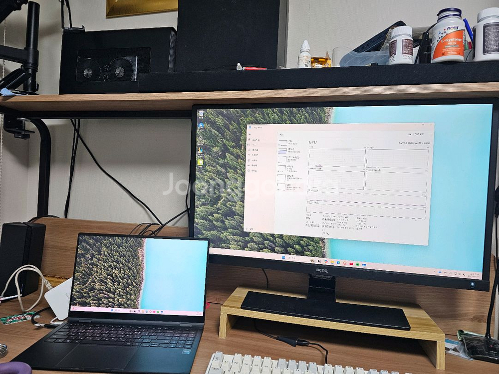 레이저 코어 x egpu독 및 rtx2070--5