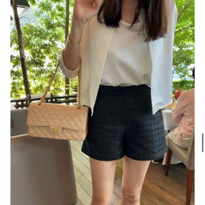 르뮈 자카드숏츠 블랙 새상품