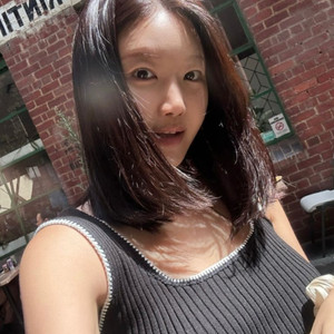 르뮈 루아 배색 니트 블랙
