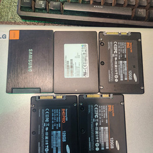 ssd<54>삼성120g 5개 일괄판매