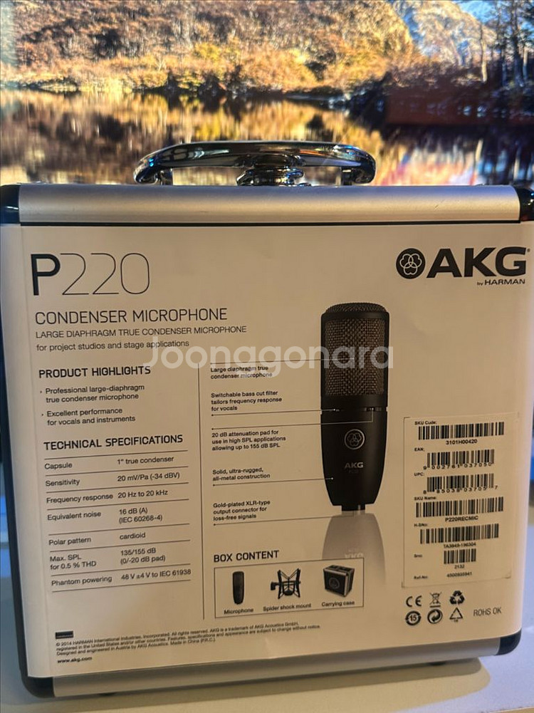 컨덴서 마이크 AKGP220 세트--4