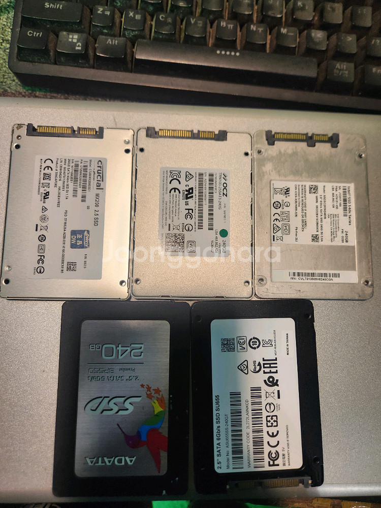 ssd<56>ssd 240g-250g 5개 일괄--0