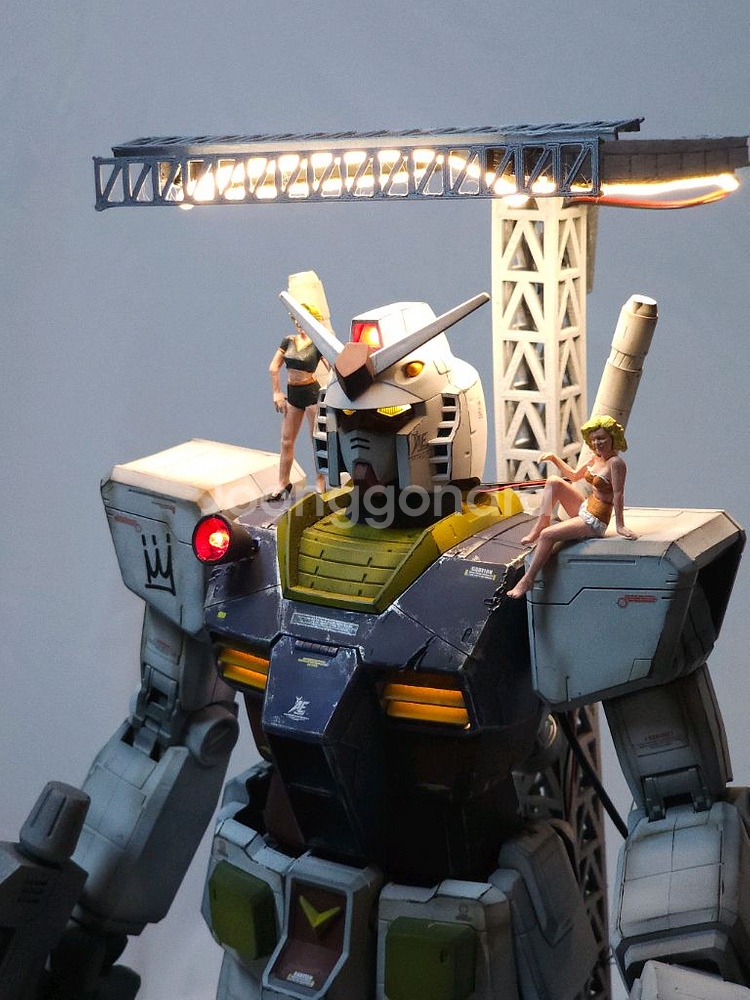 퍼스트건담RX78 디오라마--2