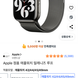 애플워치 45mm 스트렙