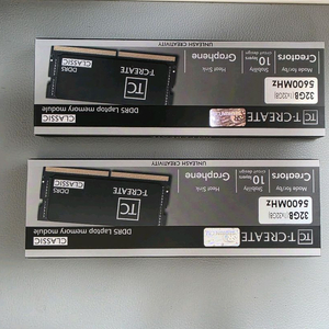 노트북용 팀그룹 RAM ddr5 32gb 5600 *