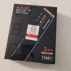 WD NVME SSD 1TB(SN850X) 미개봉 정품