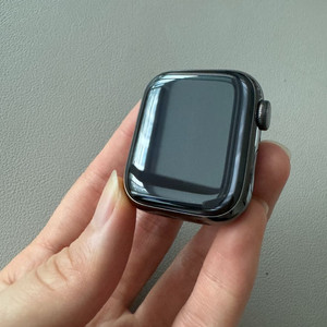 애플워치7 41mm 스테인리스 블랙