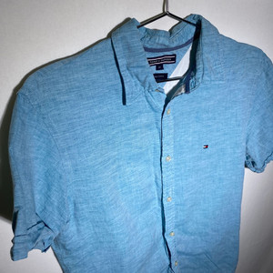 M)타미힐피거 린넨 반팔 셔츠 남방