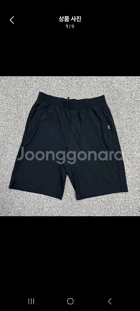 FILA 우븐골프 반바지. XL. (새거급)--0